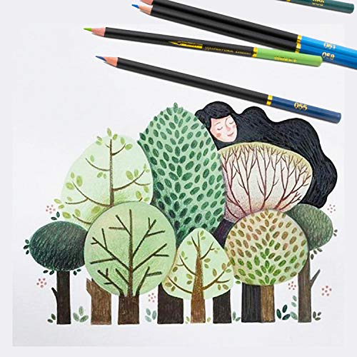 Zeybe Crayons de Couleur Professionnels 120 Pièces, Mines de Qualité Supérieure pour Adultes et Enfants, Idéal pour Colo