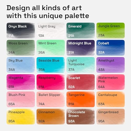 Artistro 24 + 2 Feutres Aquarelle, Stylo Fineliner, Idéals pour Coloriage et Calligraphie, Non Toxiques, Lavables