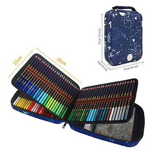 Zeybe Crayons de Couleur Professionnels 120 Pièces, Mines de Qualité Supérieure pour Adultes et Enfants, Idéal pour Colo